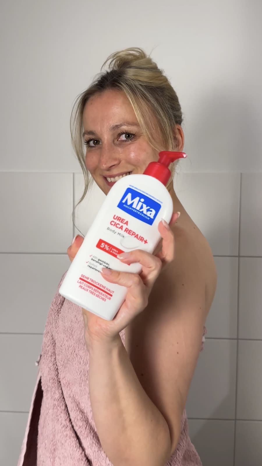 Produktaufnahme einer Bodylotion